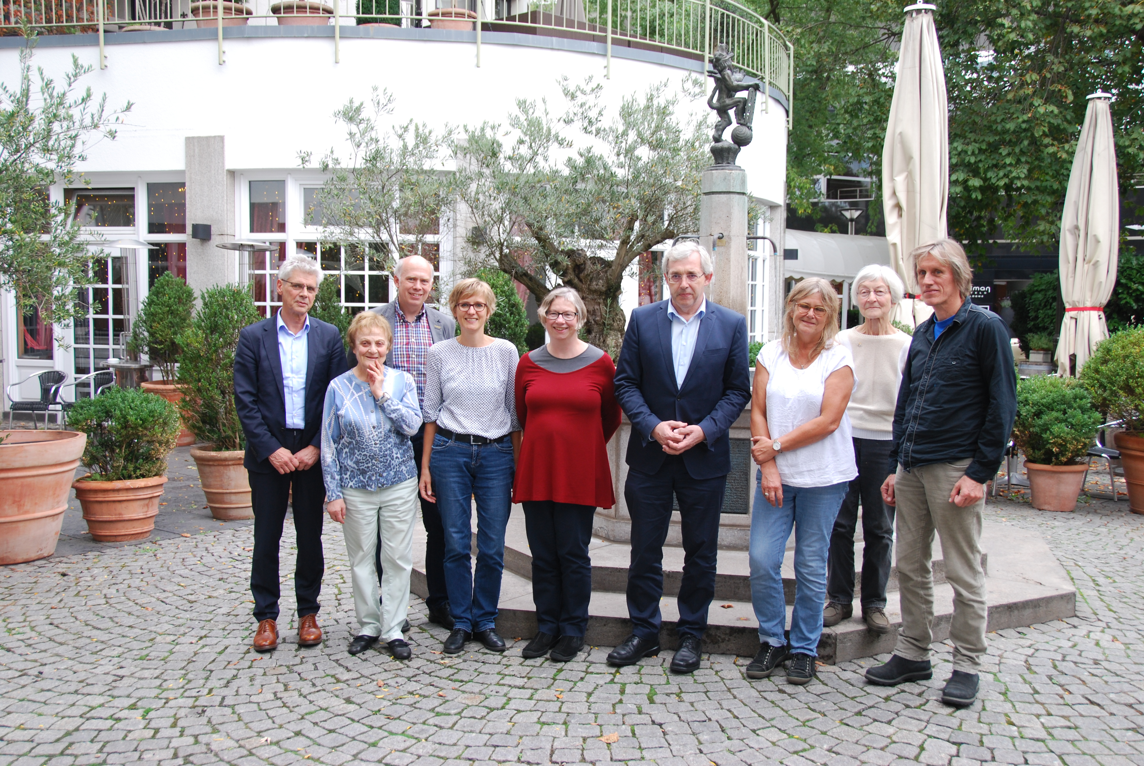 Klaus Kaiser beim Gedenkstättenbesuch beim Lern- und Gedenkort Jawne Köln