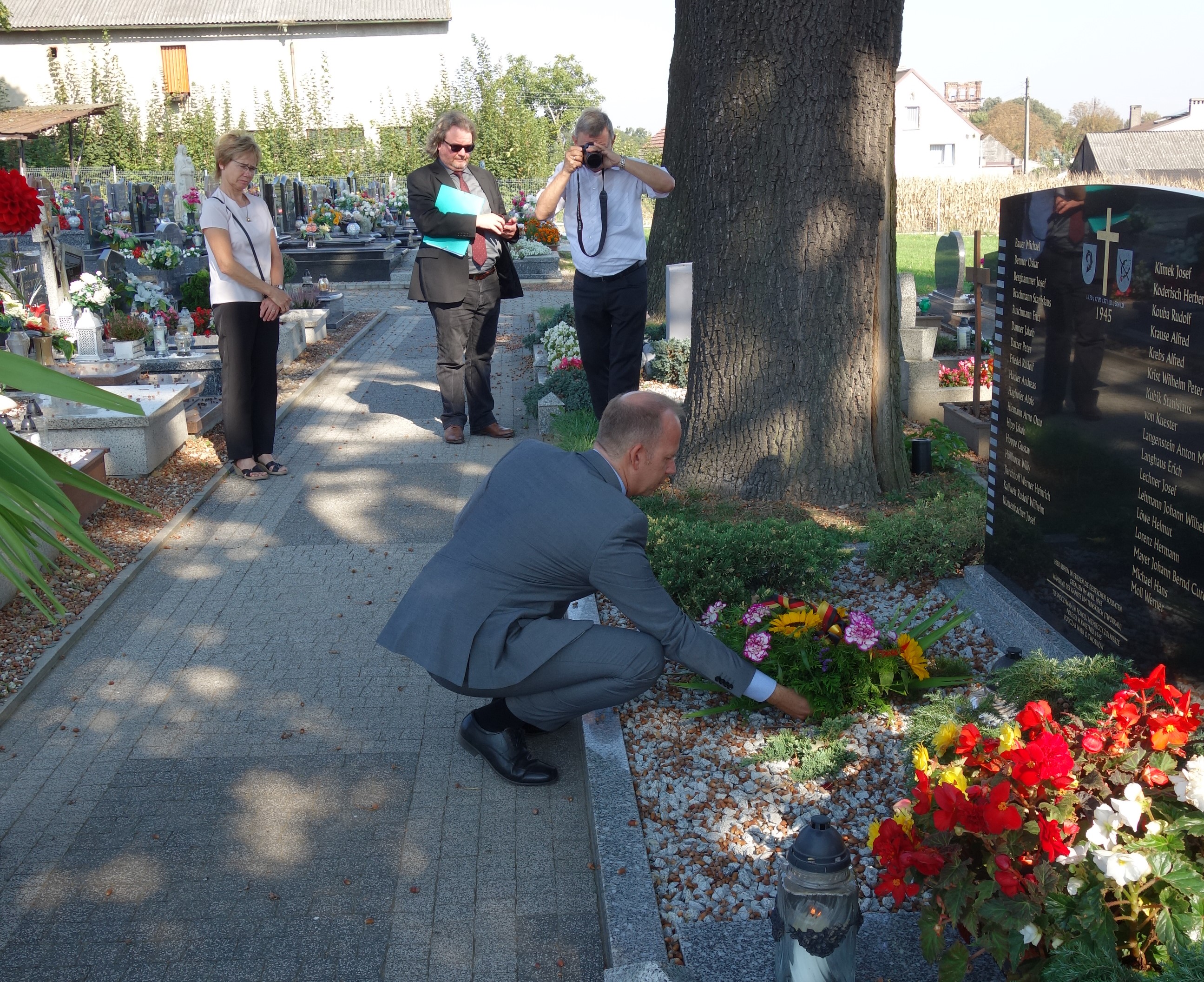 Heiko Hendriks beim Besuch in Oberschlesien