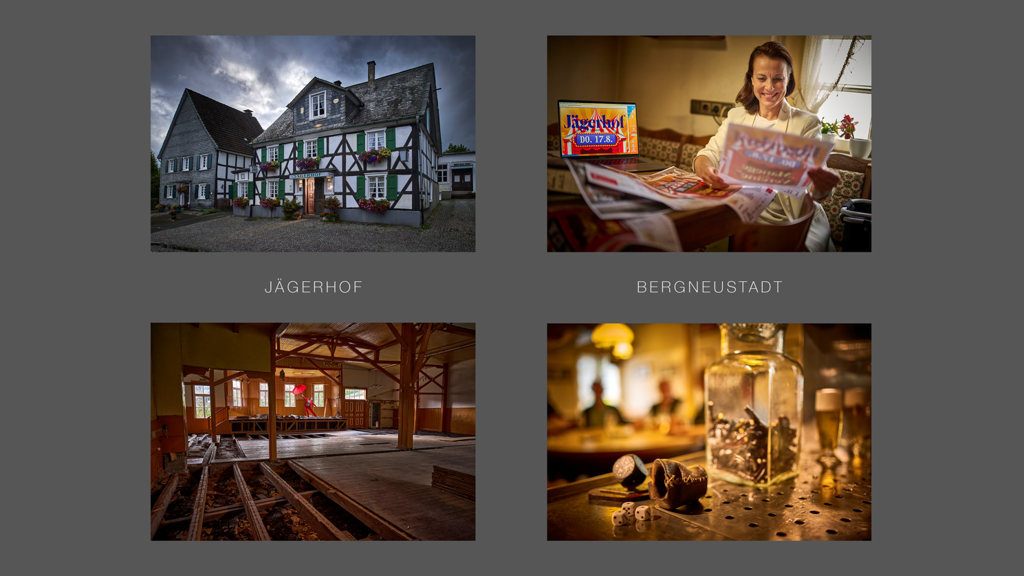 Collage Dritter Ort: Jägerhof Bergneustadt