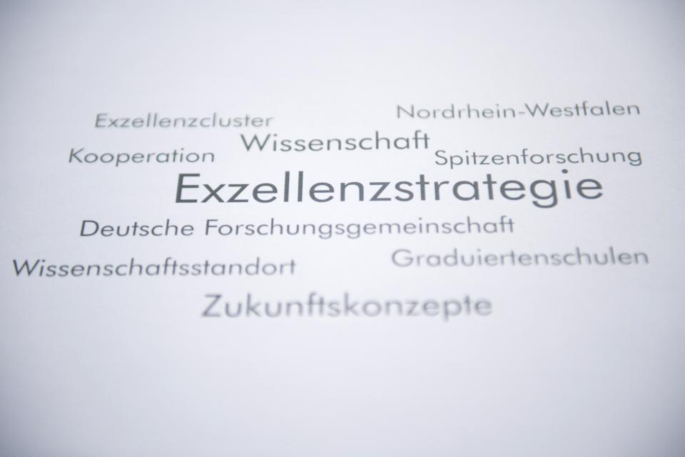 Viele Worte rund um das Thema Exzellenzstrategie